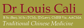 Dr Louis Cali, Traditional Chinese Medicine